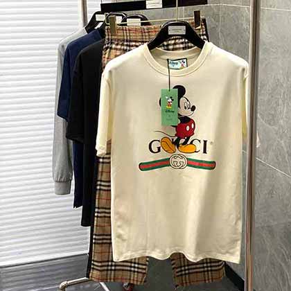 GUCCI古奇胸前高等印花工藝